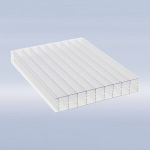 Transparente Stegplatte aus Polycarbonat