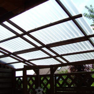 PC Wellplatte für Terrassen & Carport - 100% HAGELSICHER - 10 Jahre Garantie - 3mm - Sinuswelle 76/18